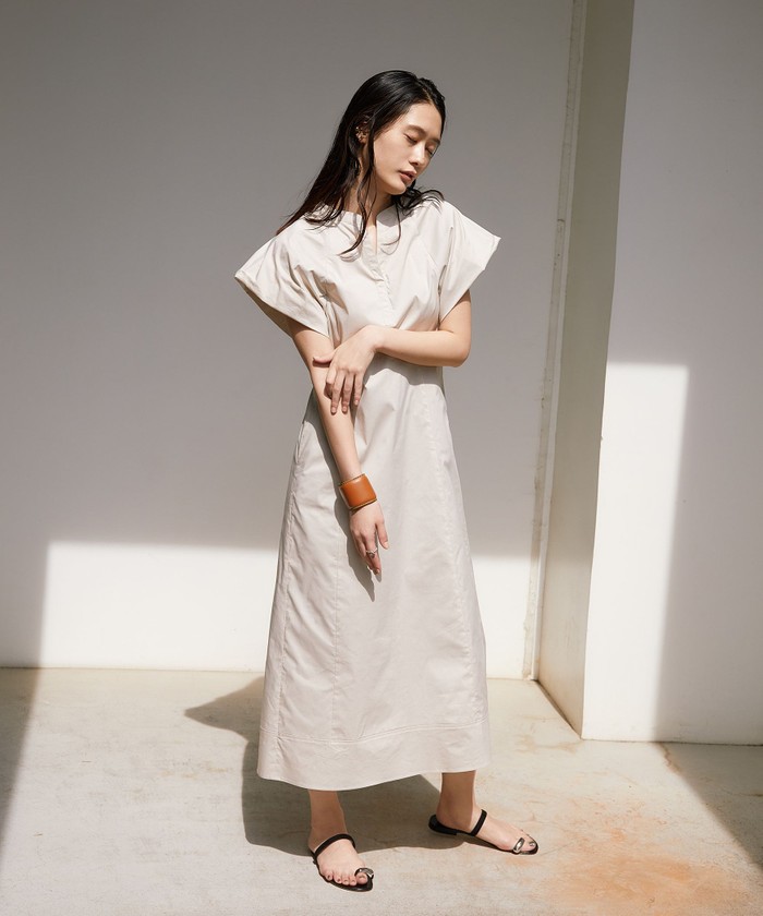 【超お買い得！】 美品】EMMEL REFINES エメル リファインズ ロングワンピース ワンピース