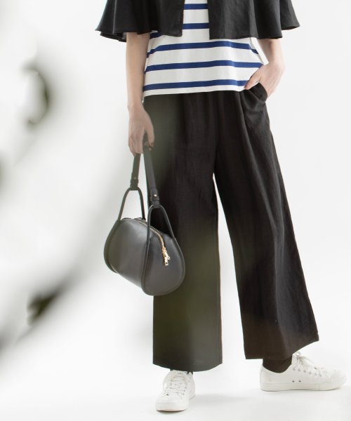 セール リネンレーヨンワイドパンツ ノップドゥノッド Nop De Nod Magaseek