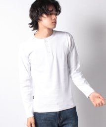 BLUE JEANS 1962(BLUE JEANS 1962)/DAILY L/S RIB HENLY NECK TEE/ホワイト