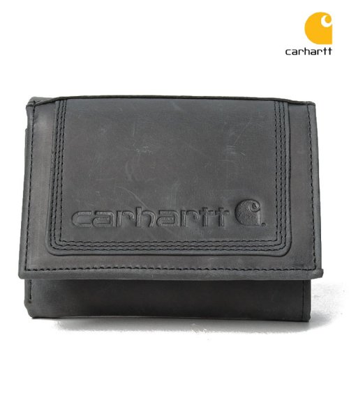 marukawa shonan(marukawa shonan)/【Carhartt/カーハート】レザー ウォレット /CRHTT0213 ユニセックス 男女兼用 財布 革財布 ギフト メンズ レザー 財布/ブラック