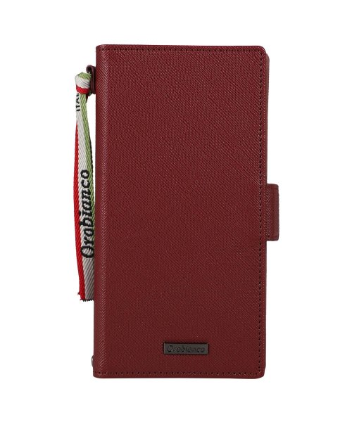 Orobianco(オロビアンコ)/オロビアンコ Orobianco iPhone 13 ケース スマホ 携帯 手帳型 メンズ レディース PU LEATHER BOOK TYPE CASE/ワイン