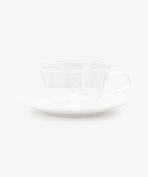 Afternoon Tea LIVING(アフタヌーンティー・リビング)/耐熱ガラスカップ&ソーサー/パラレル/ホワイト