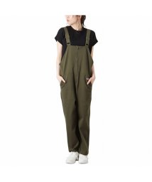 MAC HOUSE(women)(マックハウス（レディース）)/Champion チャンピオン ジャンプスーツ CW－V203/カーキ