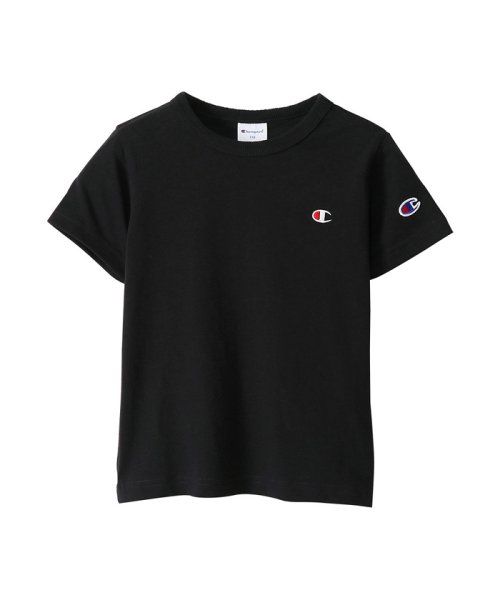 MAC HOUSE(kid's)(マックハウス（キッズ）)/Champion チャンピオン ベーシック半袖Tシャツ CK－T301－1/ブラック