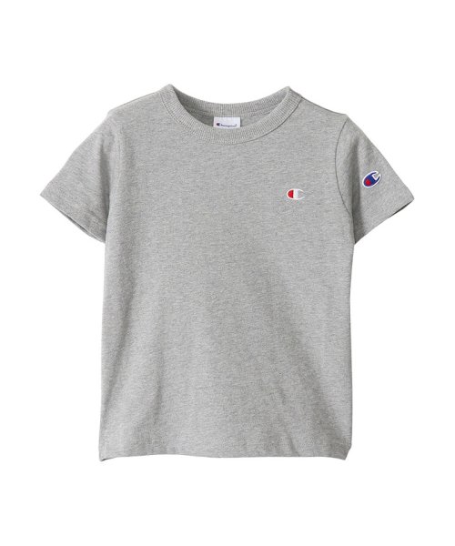 MAC HOUSE(kid's)(マックハウス（キッズ）)/Champion チャンピオン ベーシック半袖Tシャツ CK－T301－1/グレー