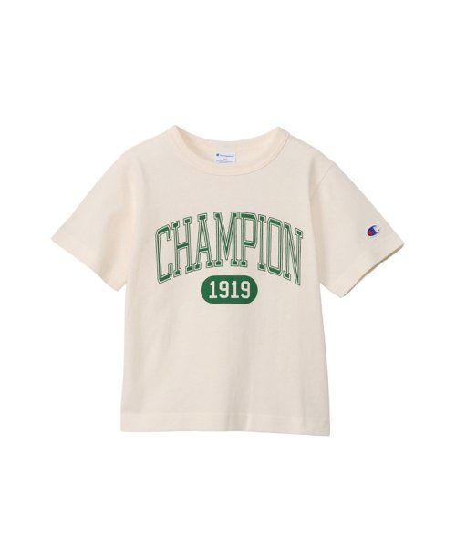 MAC HOUSE(kid's)(マックハウス（キッズ）)/Champion チャンピオン 半袖Tシャツ CK－V320－EC/ホワイト