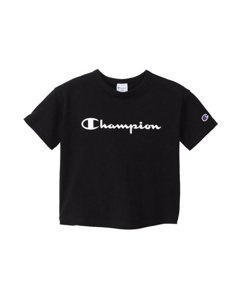 MAC HOUSE(kid's)(マックハウス（キッズ）)/Champion チャンピオン ベーシック半袖Tシャツ CK－V302/ブラック