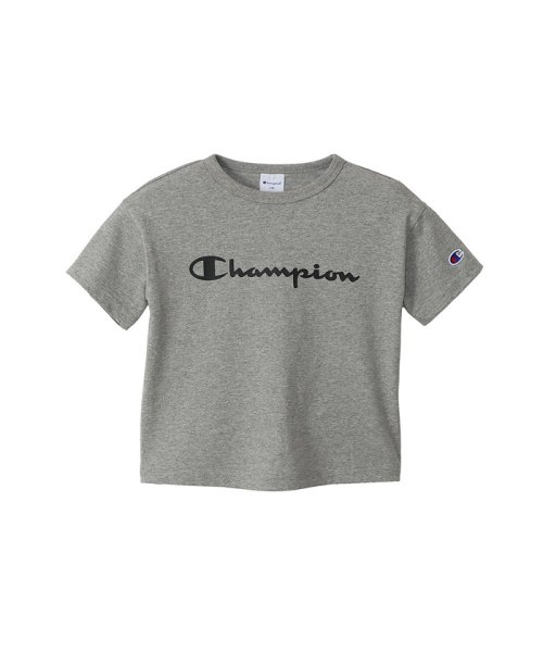 MAC HOUSE(kid's)(マックハウス（キッズ）)/Champion チャンピオン ベーシック半袖Tシャツ CK－V302/グレー
