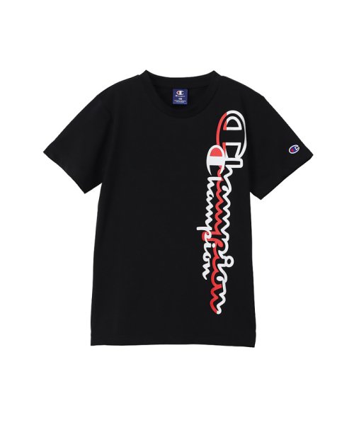 MAC HOUSE(kid's)(マックハウス（キッズ）)/Champion チャンピオン 半袖Tシャツ CK－VS302/ブラック