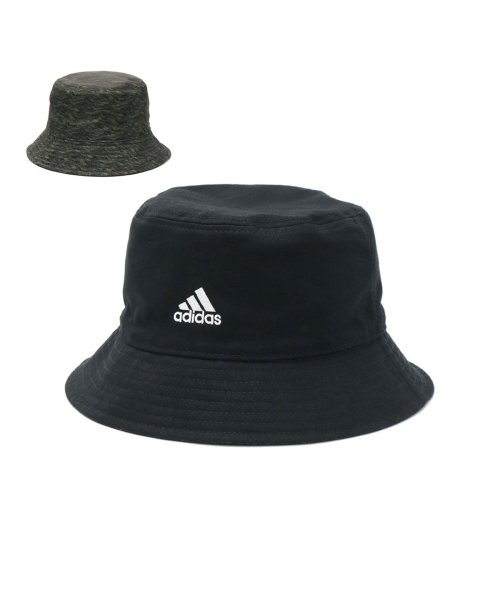 adidas(adidas)/アディダス バケットハット adidas ADM REVERSIBLE PT BUCKET 帽子 バケハ リバーシブル ロゴ 刺繍 111－711536/ブラック