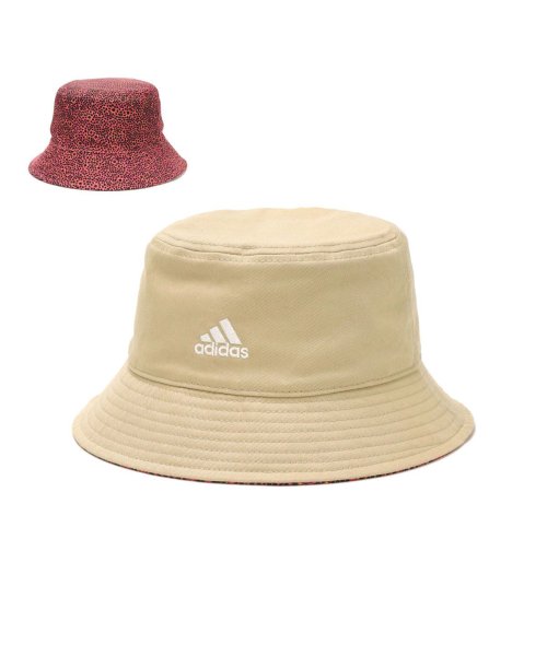 Adidas(アディダス)/アディダス バケットハット adidas ADM REVERSIBLE PT BUCKET 帽子 バケハ リバーシブル ロゴ 刺繍 111－711536/ベージュ系1