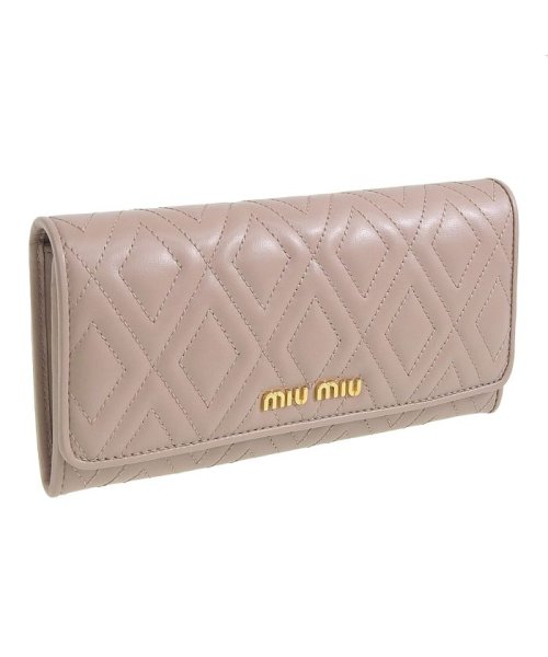 セール Miumiu ミュウミュウ 二つ折り 長財布 ミュウミュウ Miumiu Magaseek