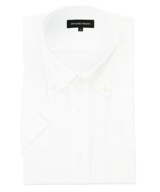 GRAND-BACK/【大きいサイズ】グランバック/GRAND－BACK 綿100％ ボタンダウン 半袖 シャツ メンズ ワイシャツ ビジネス ノーアイロン 形態安定 yシャツ 速乾/504697105