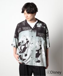 JOURNAL STANDARD relume Men's(ジャーナルスタンダード　レリューム　メンズ)/【PORTER CLASSIC / ポータークラシック】ALOHA SHIRTS ”Disney characters”/ブラック