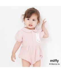 BRANSHES(ブランシェス)/【Miffy/ミッフィー】衿付き半袖カバーオール/ピンク