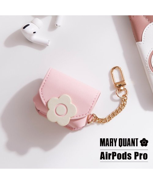 MARY QUANT(マリークヮント)/MARY QUANT マリークヮント エアーポッズプロ AirPods Proケース カバー レディース マリクワ PU LEATHER AIRPODS PRO/その他系3