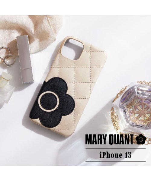 Mary Quant マリークヮント Iphone 13 ケース スマホケース 携帯 レディース マリクワ Pu Quilt Leather Back Case マリークヮント Mary Quant Magaseek