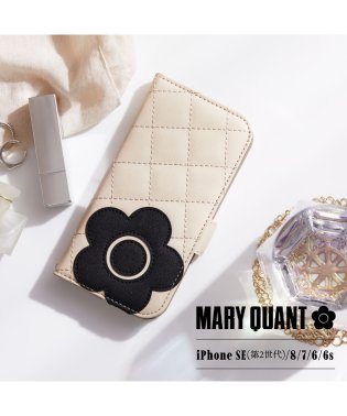 MARY QUANT/MARY QUANT マリークヮント iPhone SE 8 7 6s ケース スマホケース 携帯 アイフォン 手帳型 レディース マリクワ PU QUILT /504683287
