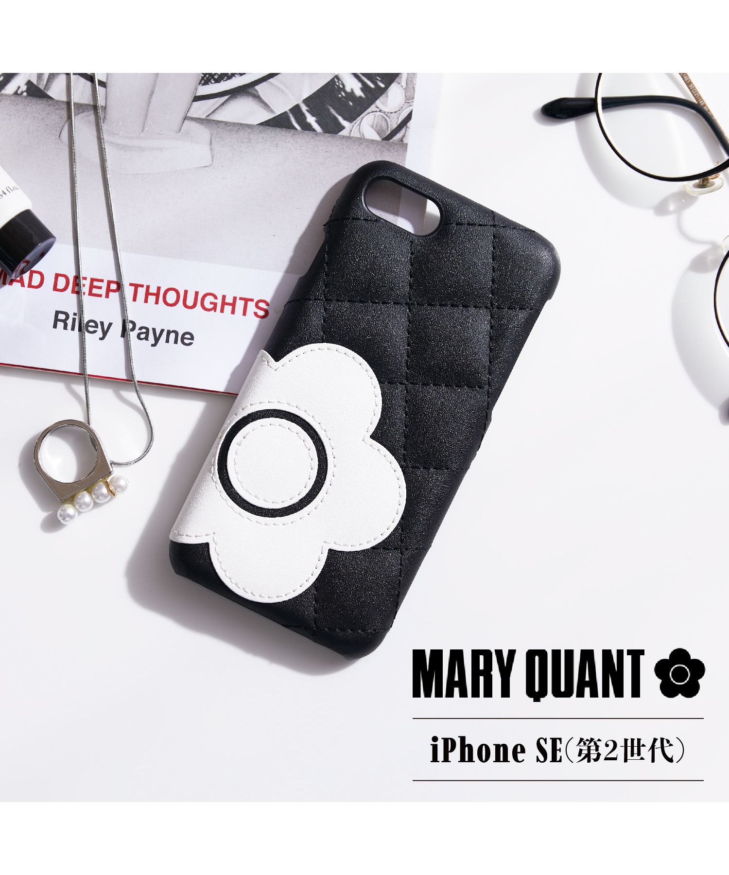 MARY QUANT マリークヮント iPhone SE 8 7 6s ケース スマホケース 