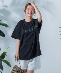 VICKY(ビッキー)/カットゥンロゴTシャツ《洗濯機で洗える》/ブラック