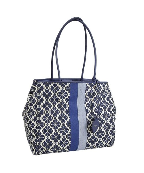 Spade Flower Jacquard Stripe Everything Large Tote