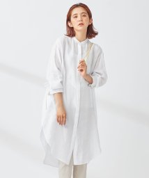 NIJYUSANKU(23区)/【WEB/一部店舗限定】 LIBECO LINEN チュニックシャツ/ホワイト系