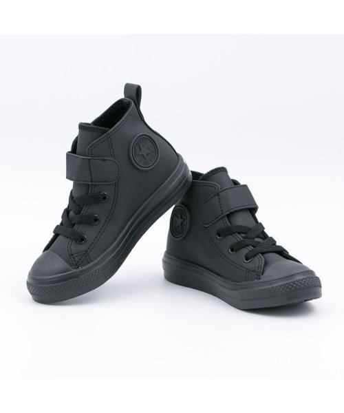 キッズ ジュニア 男の子 女の子 子供 コンバース Converse スニーカー 撥水 ブラック 黒 くすみカラー 靴 シューズ コンバース Converse Magaseek