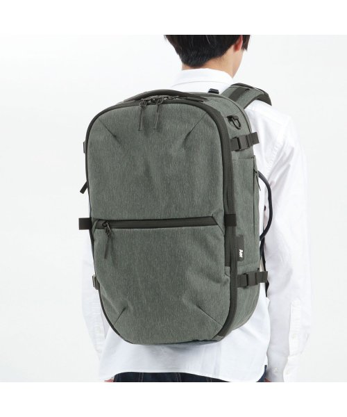 Aer(エアー)/エアー リュック Aer Travel Collection Travel Pack 3 ビジネスリュック ノートPC 16インチ A3 35L 2層 ナイロン/グレー