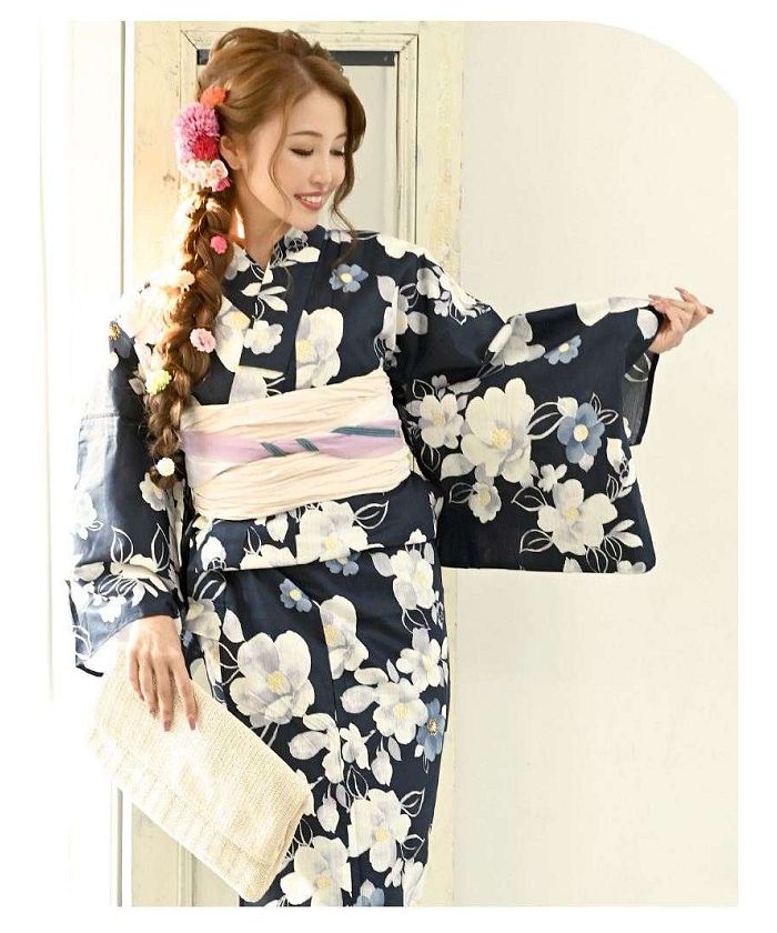 きサイズを 凛の夏 浴衣 レディース ブラックの通販 by めめたん's