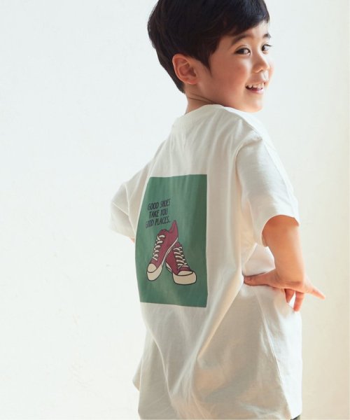 ikka kids(イッカ　キッズ)/【キッズ】スニーカーモチーフTシャツ（100〜160cm）/オフホワイト