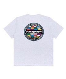 VENCE　EXCHANGE(ヴァンス　エクスチェンジ)/パラグラフバックロゴカラープリントTシャツ/オフホワイト