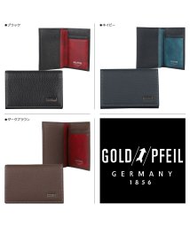 GOLD PFEIL/ゴールドファイル GOLD PFEIL カードケース 名刺入れ 定期入れ メンズ 本革 CARD CASE ブラック ネイビー ダーク ブラウン 黒 GP244/504667570