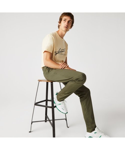 LACOSTE Mens(ラコステ　メンズ)/スリムフィットチノトラウザー/モスグリーン