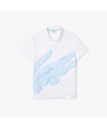 LACOSTE Mens(ラコステ　メンズ)/オーバーサイズプリントポロシャツ/ホワイト