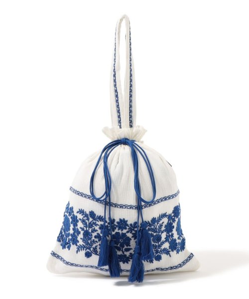 Souleiado コットンエンブロイダリー巾着バッグ Souleiado Souleiado Magaseek Souleiado コットンエンブロイダリー巾着バッグ Souleiado Souleiado Magaseek