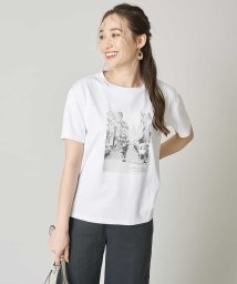 comfy Couture(コンフィー クチュール)/【洗濯機で洗える】フォトプリントTシャツ/ホワイト