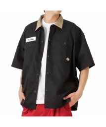 MAC HOUSE(men)(マックハウス（メンズ）)/Dickies ディッキーズ クレリックツイルシャツ 2278－1031/ブラック