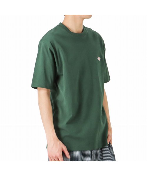 MAC HOUSE(men)(マックハウス（メンズ）)/Dickies ディッキーズ ミニワッペン半袖Tシャツ 2278－1430/グリーン