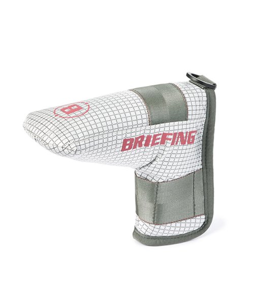 BRIEFING(ブリーフィング)/ブリーフィング ゴルフ ヘッドカバー パターカバー パター ピンタイプ BRIEFING GOLF BRG203G29/ホワイト