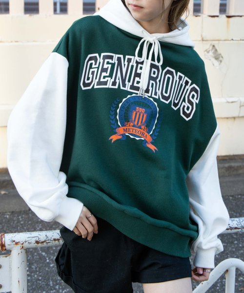 ウィゴー Wego グラフィックロゴベストドッキングパーカー Magaseek