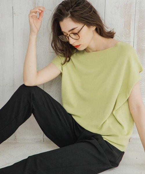 セール アセテートコットン ボートネックニット マルチファンクション Web限定サイズ オペークドットクリップ Opaque Clip Magaseek