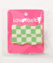 Lovetoxic(ラブトキシック)/フラッグクリップピン/イエローグリーン