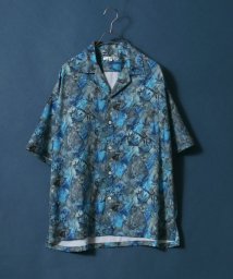 ANPAS(ANPAS)/【ANPAS】Total Pattern Print Oversized Open Collar Shirt/オーバーサイズ 総柄 オープンカラーシャツ/柄C