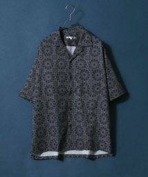ANPAS(ANPAS)/【ANPAS】Total Pattern Print Oversized Open Collar Shirt/オーバーサイズ 総柄 オープンカラーシャツ/柄F