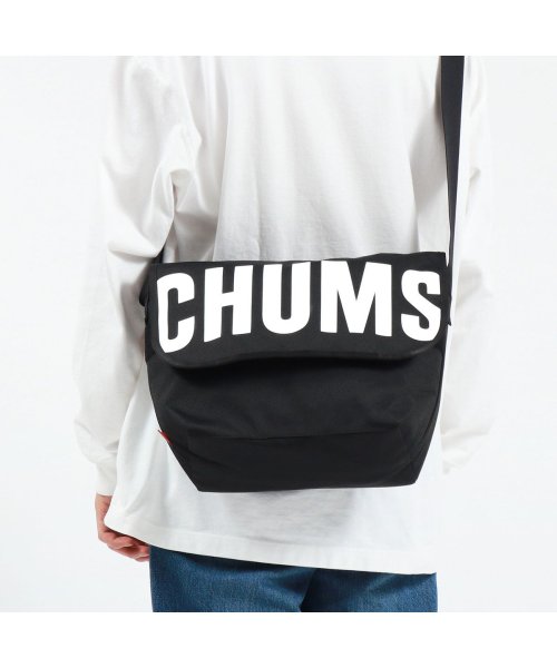 CHUMS(チャムス)/【日本正規品】 チャムス メッセンジャーバッグ CHUMS RECYCLE BAG リサイクルチャムスメッセンジャーバッグ B5 CH60－3273/ブラック