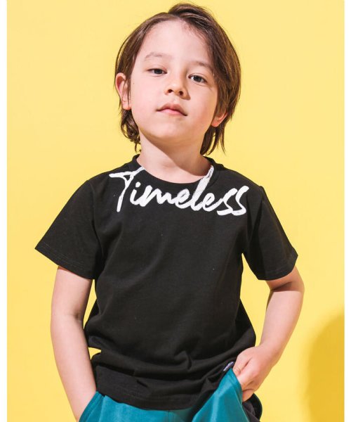 セール 接触冷感 襟ぐり キラッ と ロゴ プリント 天竺 Tシャツ 100 1 ワスク Wask Magaseek
