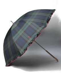POLO RALPH LAUREN(umbrella)(ポロラルフローレン（傘）)/傘　”チェックフリル”/ダークグリーン