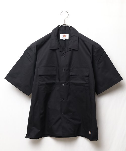 ar/mg(エーアールエムジー)/【78】【14772900】【Dickies（ディッキーズ）】WORK SHIRT/ブラック