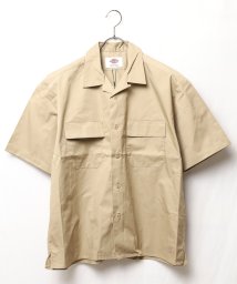 ar/mg(エーアールエムジー)/【78】【14772900】【Dickies（ディッキーズ）】WORK SHIRT/ベージュ