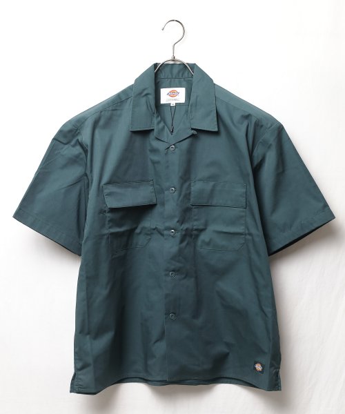 ar/mg(エーアールエムジー)/【78】【14772900】【Dickies（ディッキーズ）】WORK SHIRT/グリーン